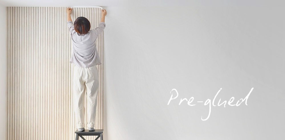Achieve Elegance Living Space Easily  with Pre-Glued Wallpaper
